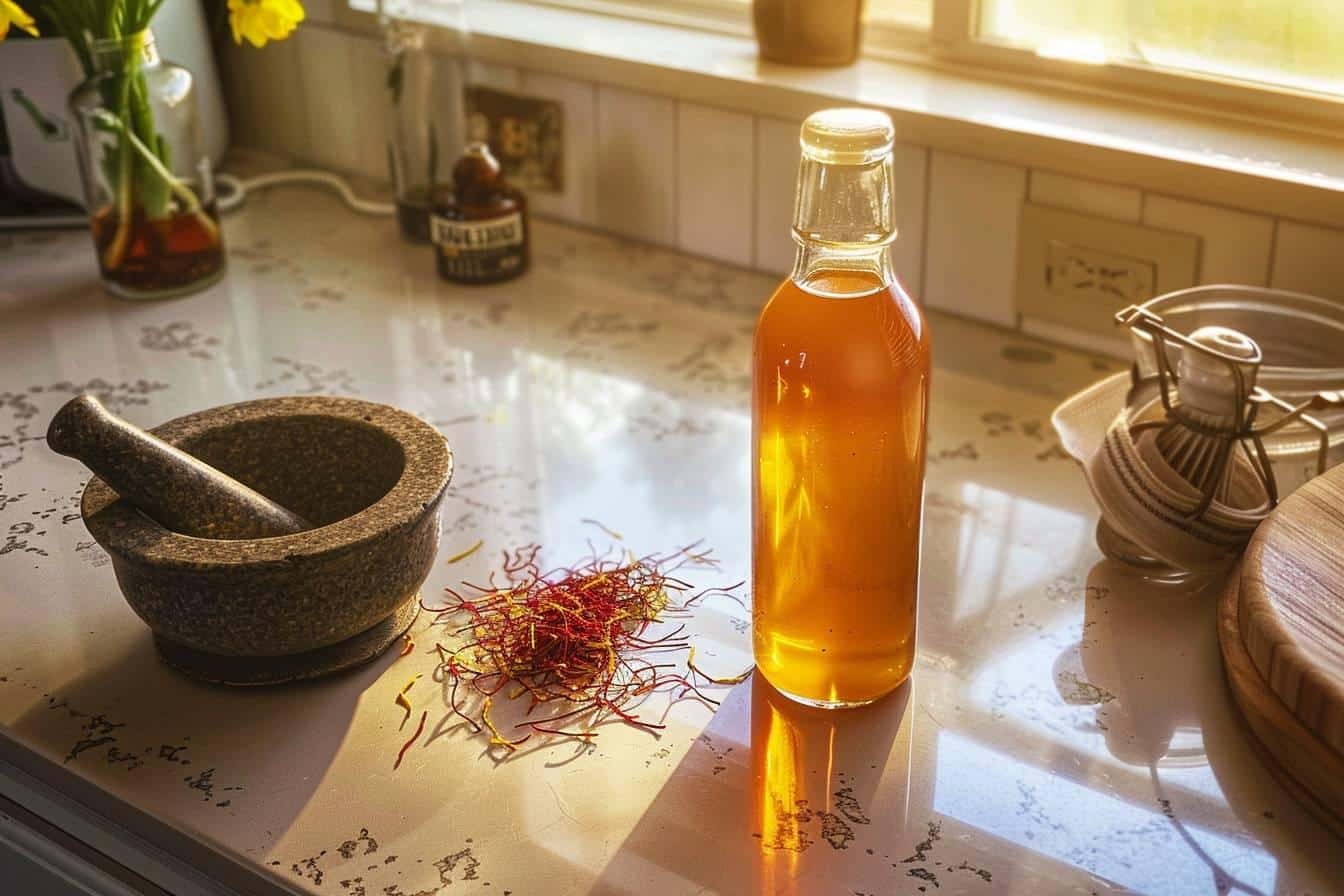 Comment préparer un sirop de safran maison : recette facile et rapide