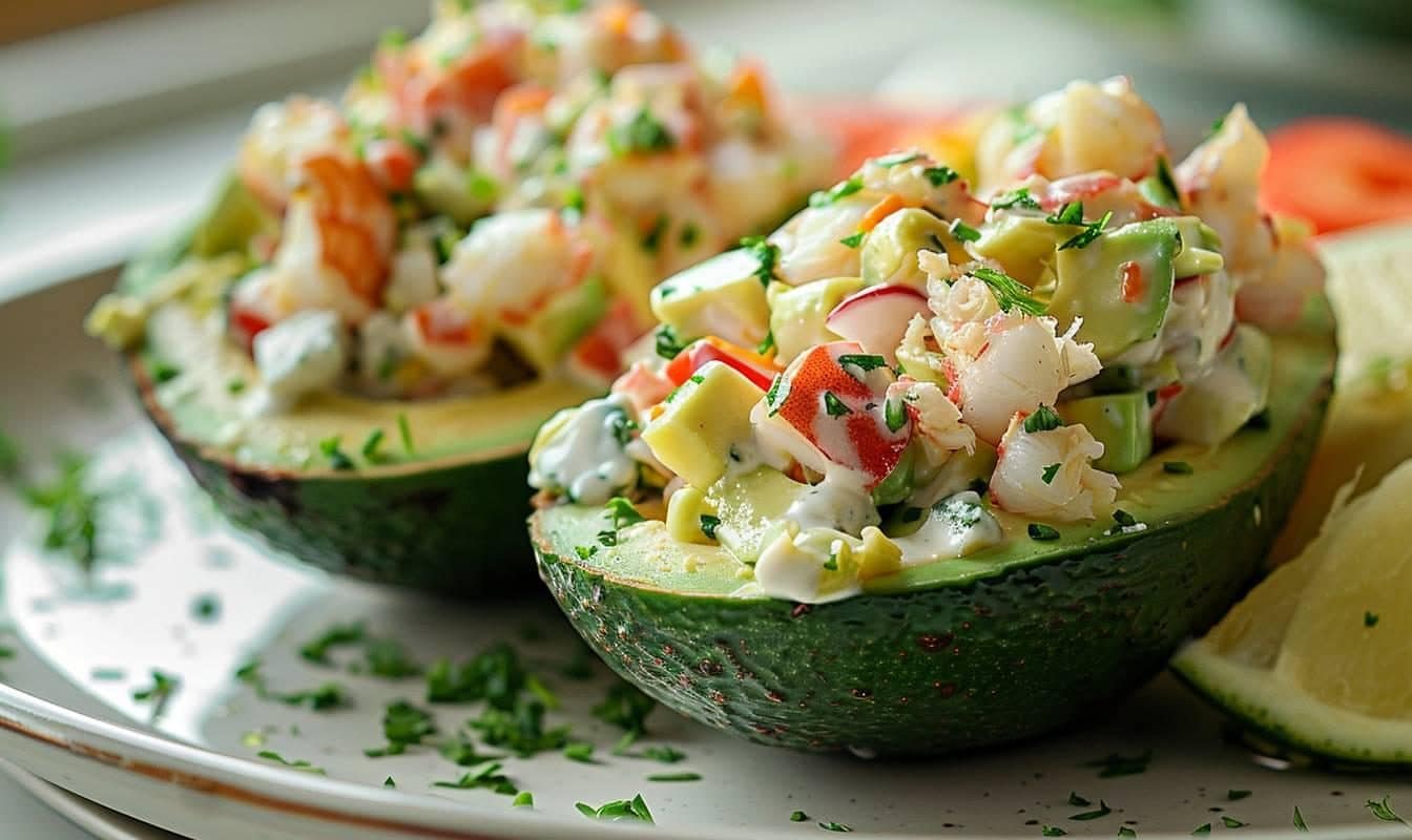 Recette facile et gourmande : avocat au surimi, l'entrée fraîcheur idéale