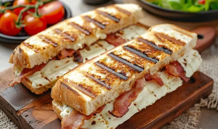 Recette facile de panini maison chèvre bacon : un délice à partager en famille