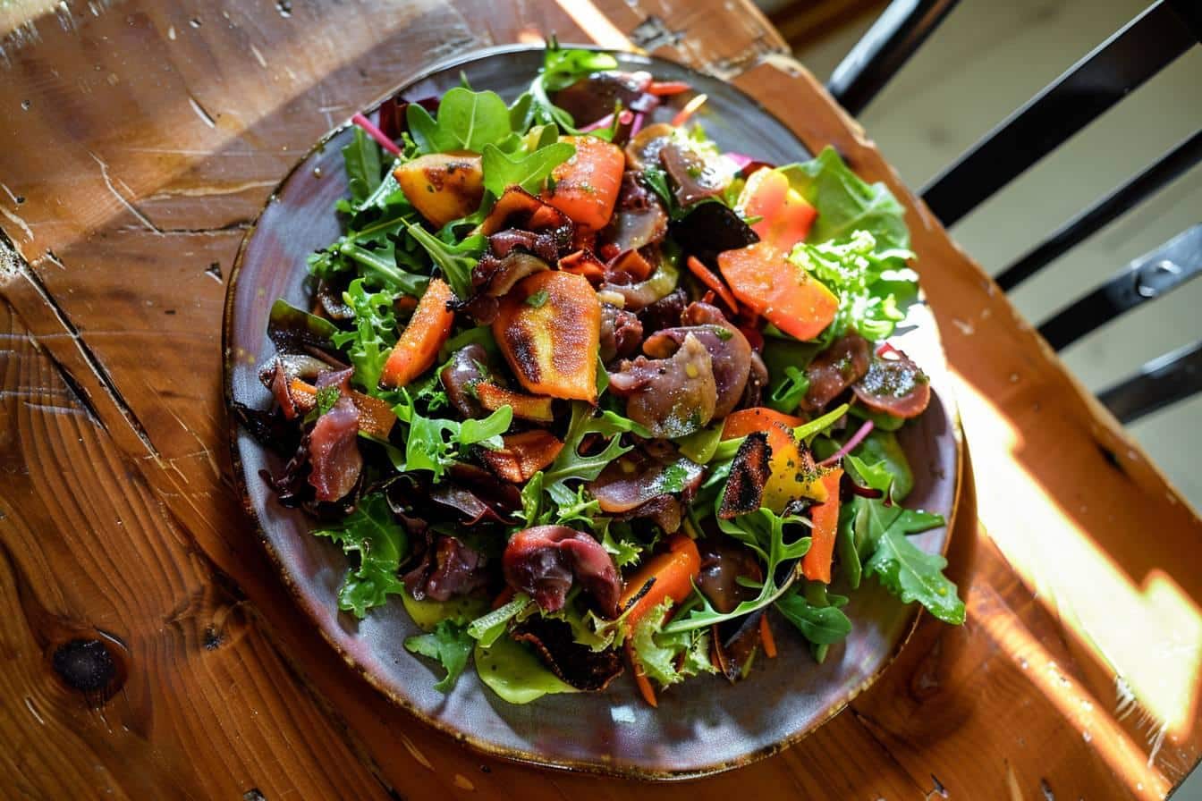 Salade chaude aux gésiers : recette gourmande et facile à préparer