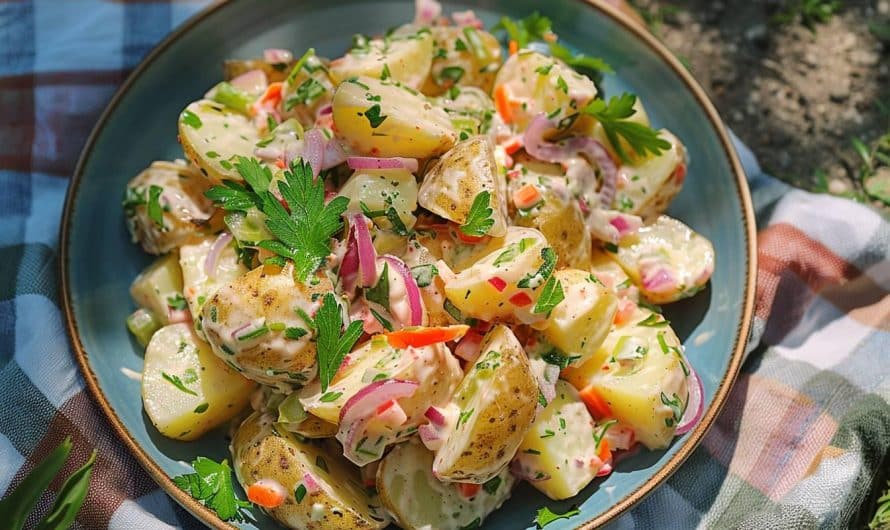 Salade de pommes de terres froides : recette facile et savoureuse pour vos repas d’été