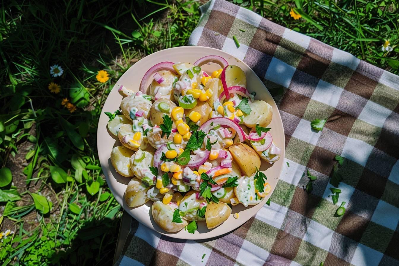 Salade de pommes de terres froides : recette facile et savoureuse pour vos repas d'été