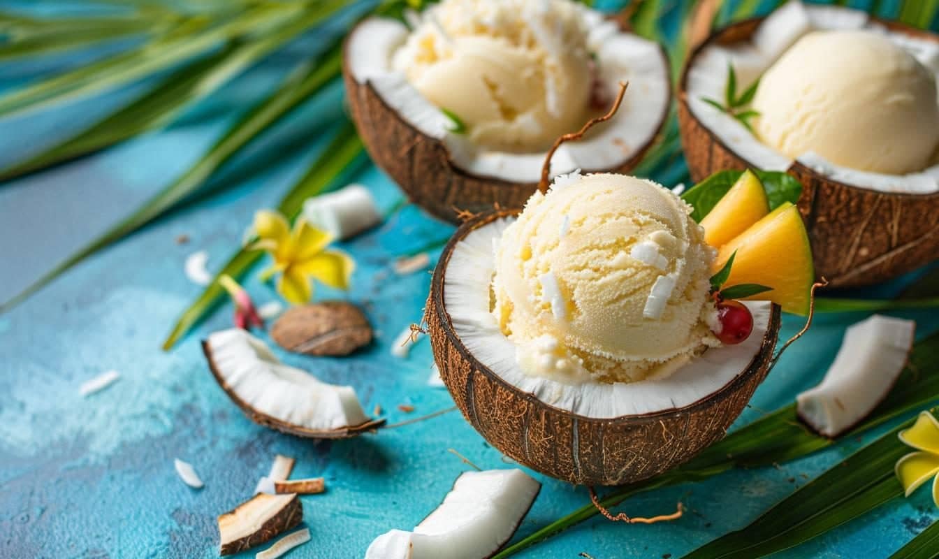 Recette authentique du sorbet coco guadeloupéen pour une fraîcheur exotique incomparable