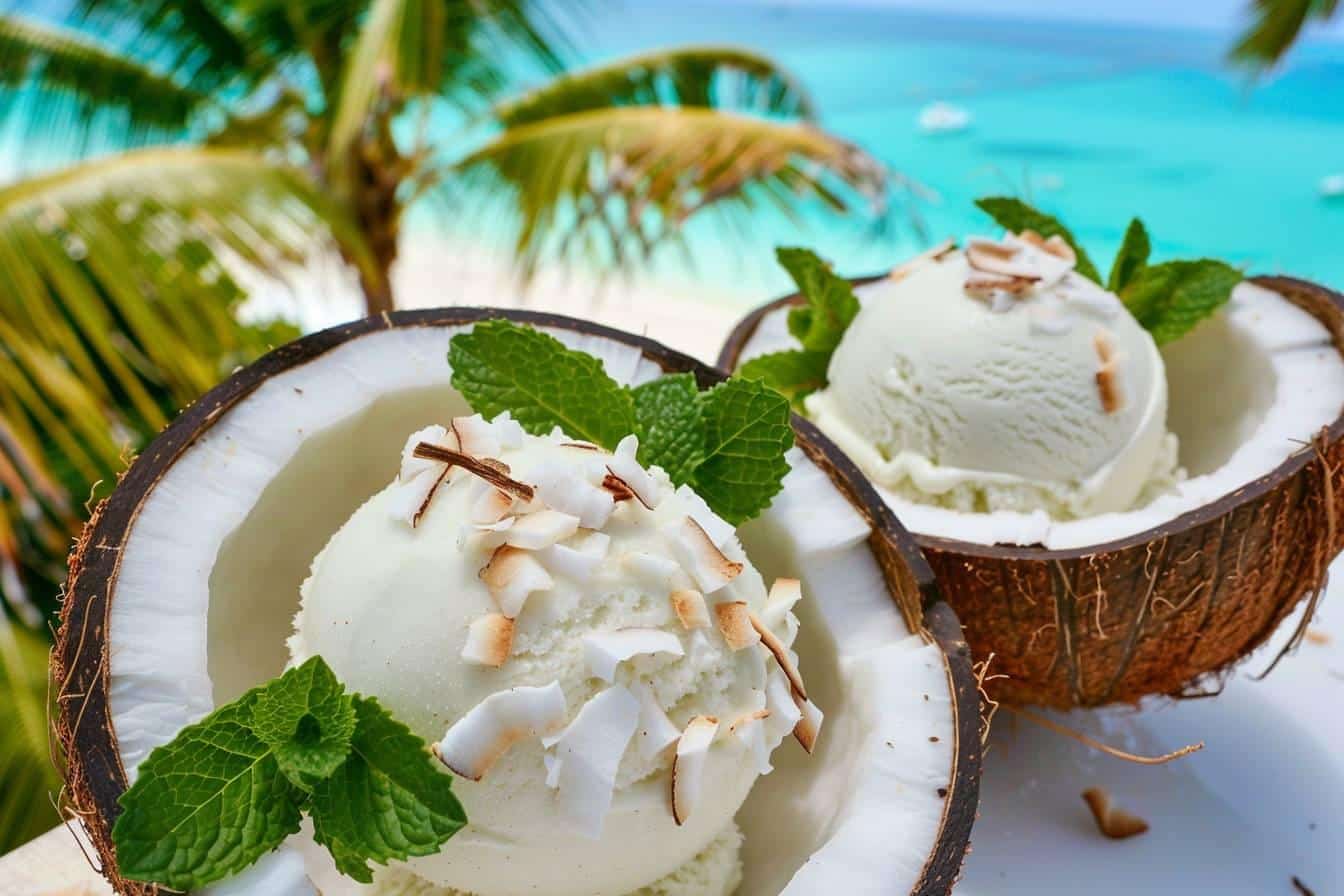 Recette authentique du sorbet coco guadeloupéen pour une fraîcheur exotique incomparable