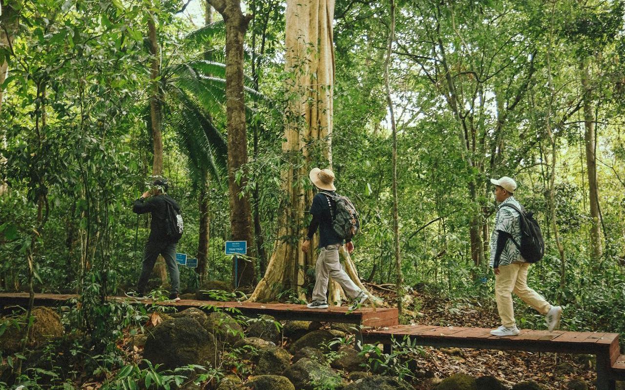 Des aventuriers en plein air